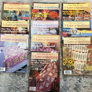 10! Fons And Porters For The Love Of Quilting Magazine Publication 1999-2000